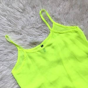 Neon Sleeveless Top